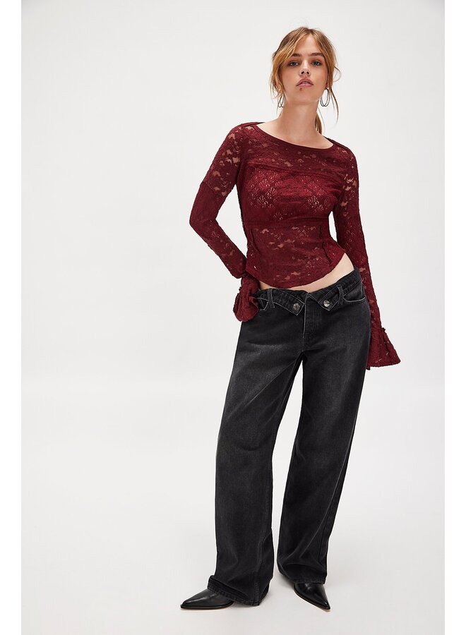 Lace Layering Long Sleeve