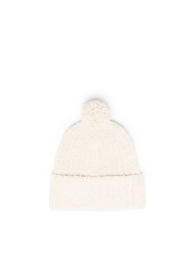 Boucle Pom Solid Beanie