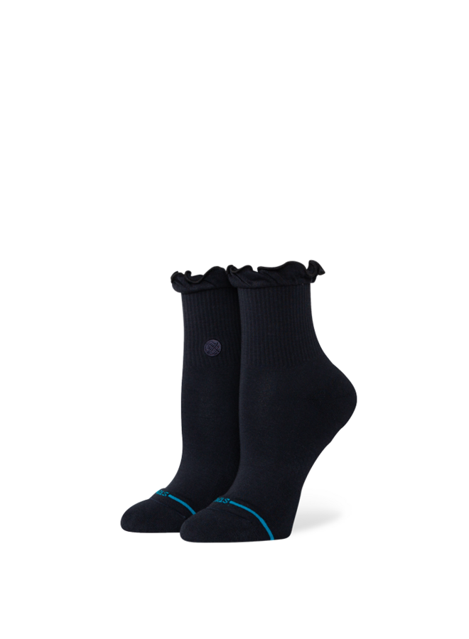Womens Ruffle Icon Quarter Sock