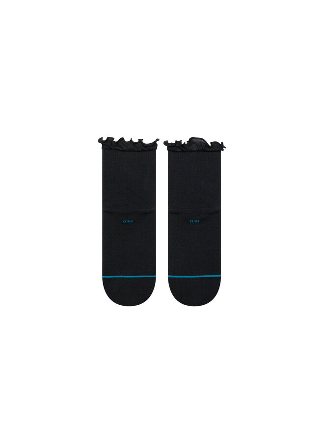 Womens Ruffle Icon Quarter Sock
