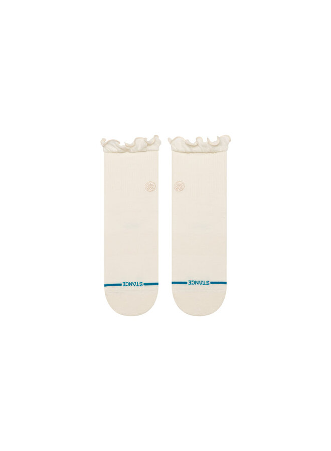 Womens Ruffle Icon Quarter Sock