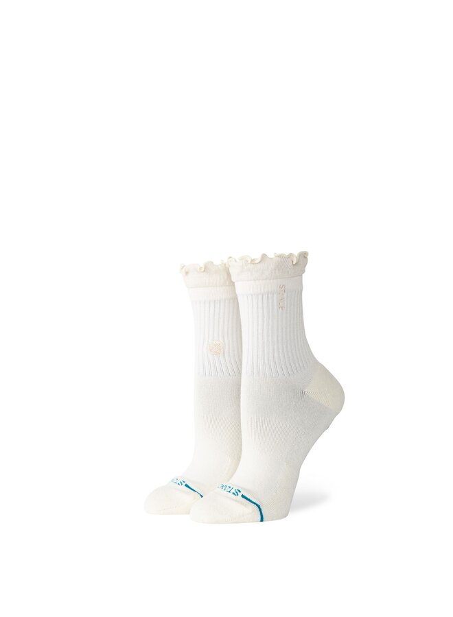 Womens Ruffle Icon Quarter Sock
