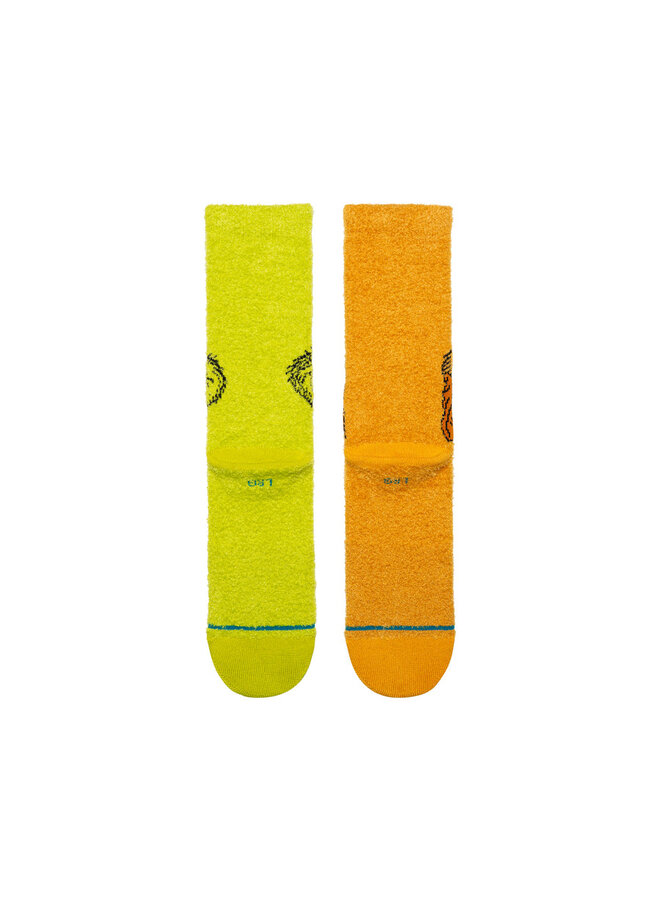 Grinch and Max Crew Socks
