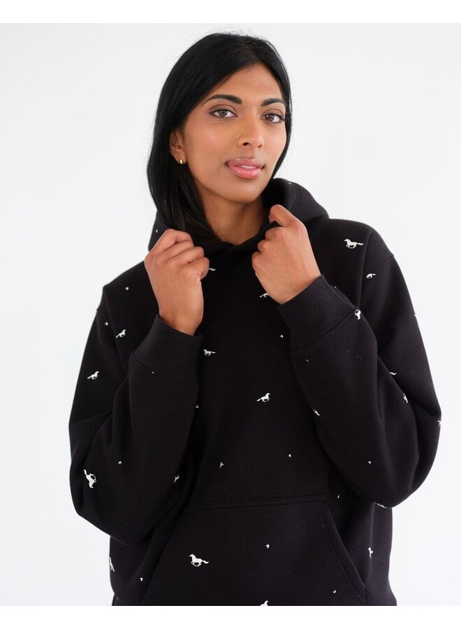 All Over Horse Hoodie