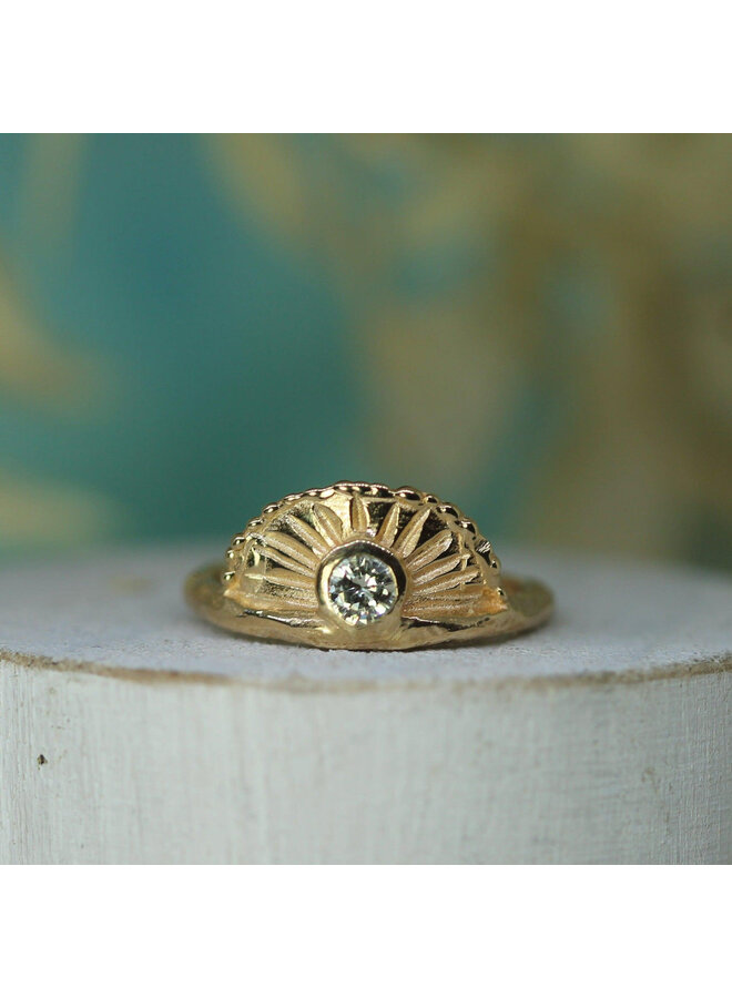 Sunrise Lab Grown Diamond Ring