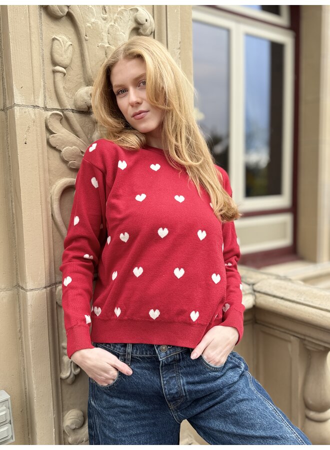 Falling Hearts  Sweater