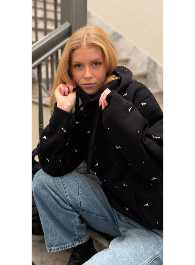 All Over Horse Hoodie