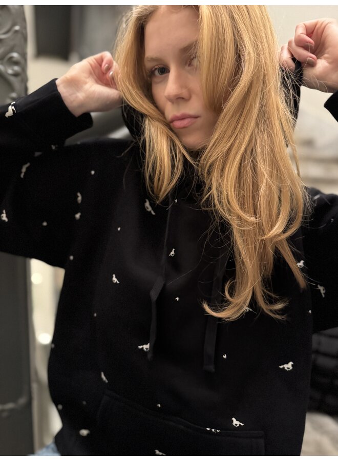 All Over Horse Hoodie