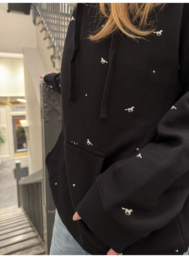 All Over Horse Hoodie