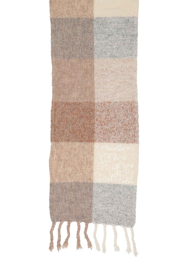Checked with Fring Scarf