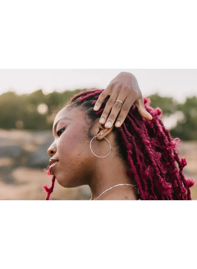 Sleeper Hoops Xl silver