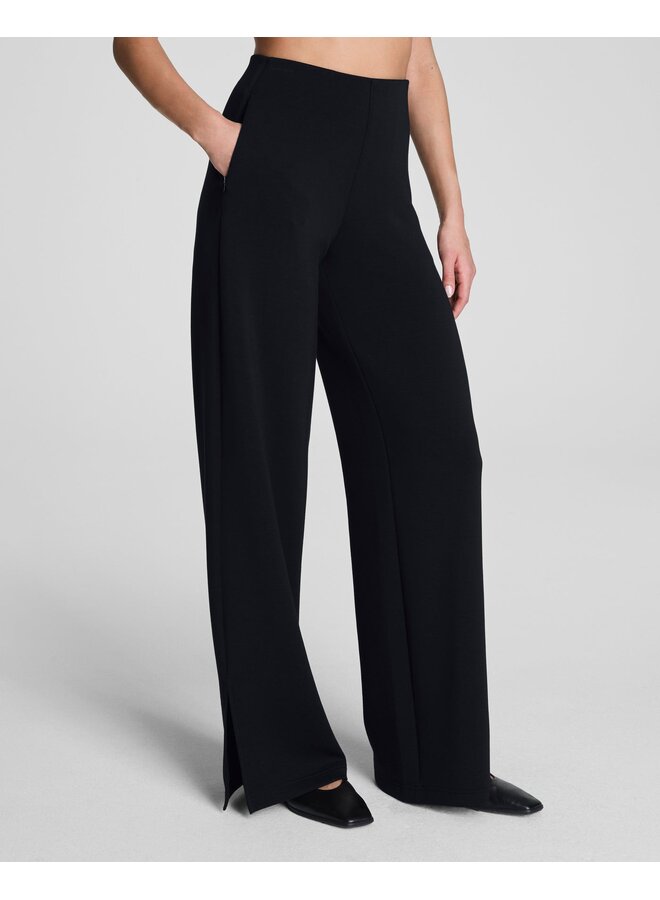Air Essential Zero Waistband Wide Leg Black