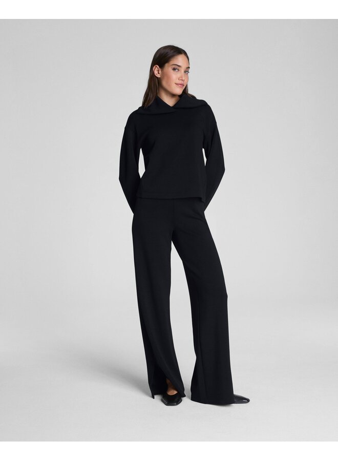 Air Essential Zero Waistband Wide Leg Black