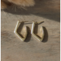 Polished Point Hoops
