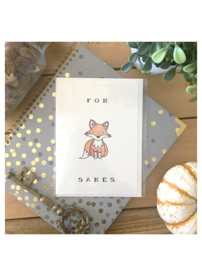 For Fox Sakes Card