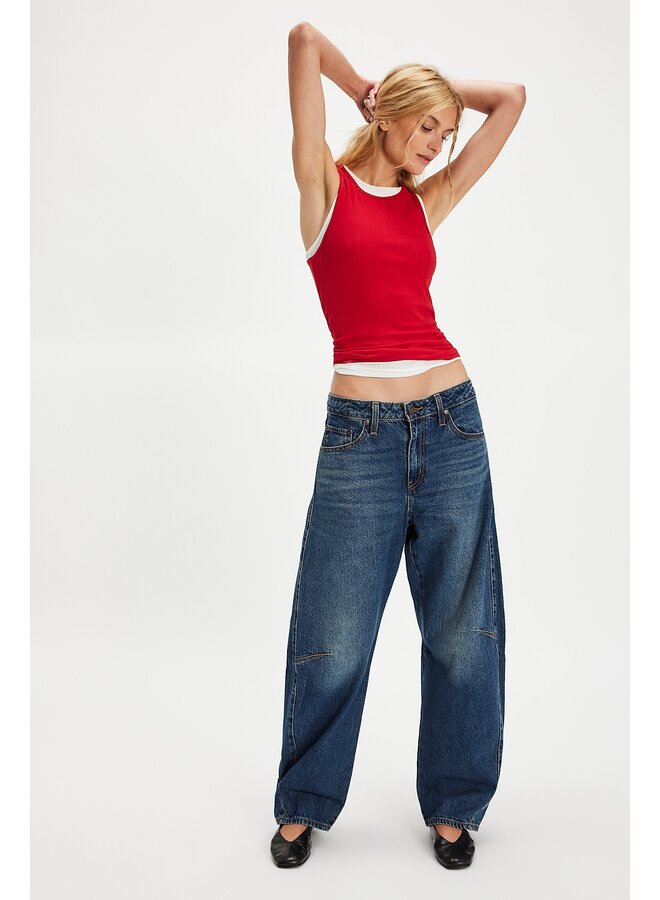 Women's Baggy Dad Barrel Jeans