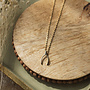 Wishbone Necklace Small