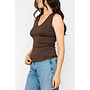 Joelle Textured V Neck Tank