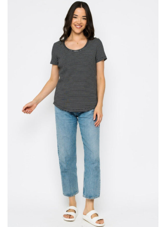 Gemma-Scoop Neck Tee
