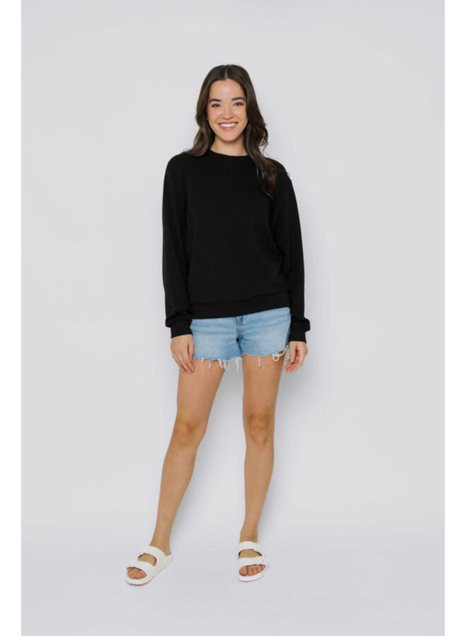Jenna-Luxe Fleece Crew