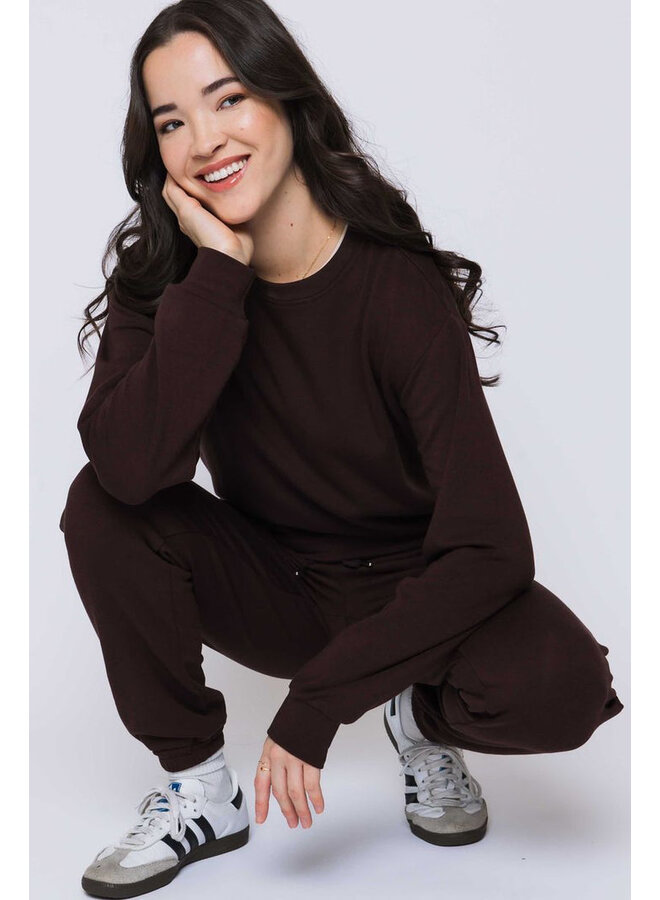 Jenna-Luxe Fleece Crew