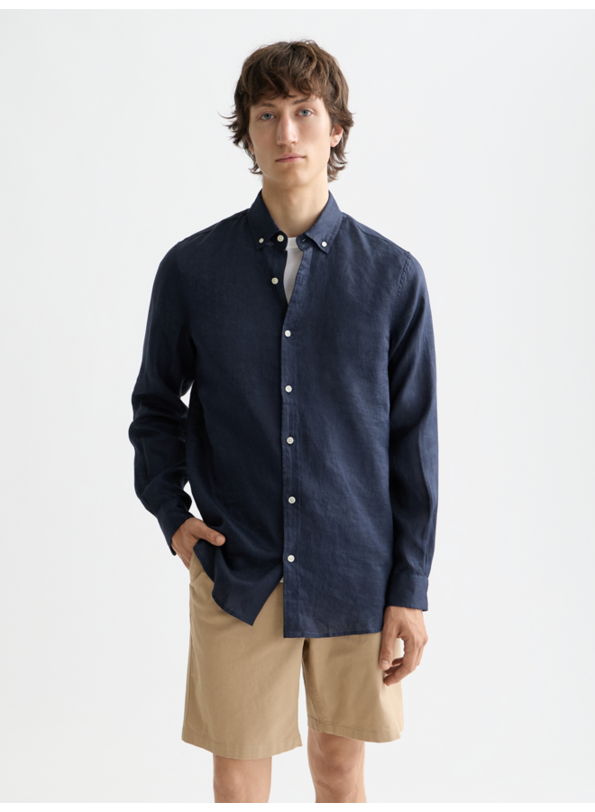 LINEN SHIRT LS BUTTON-DOWN