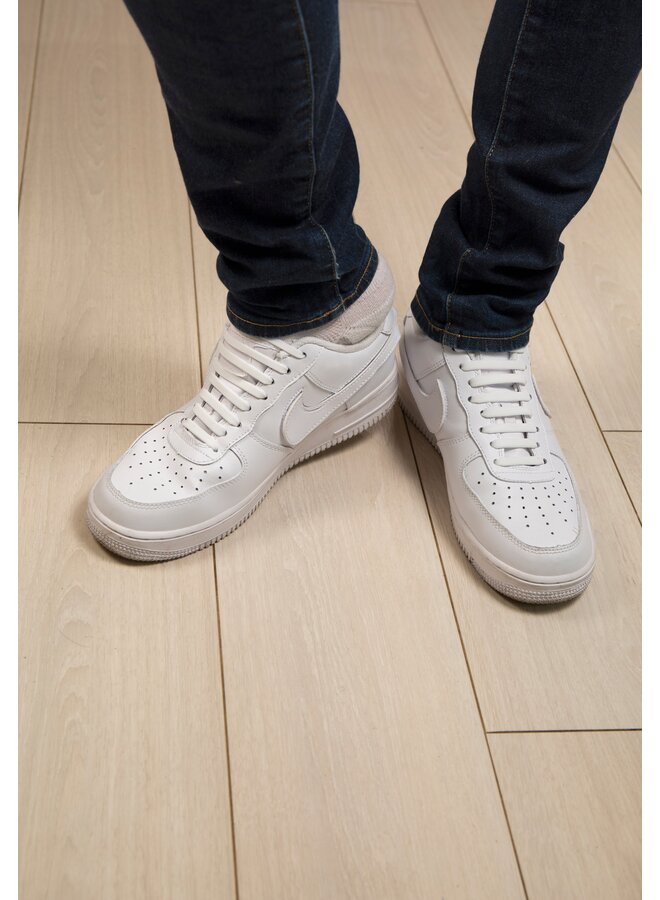 No Tie Shoe Bands - White