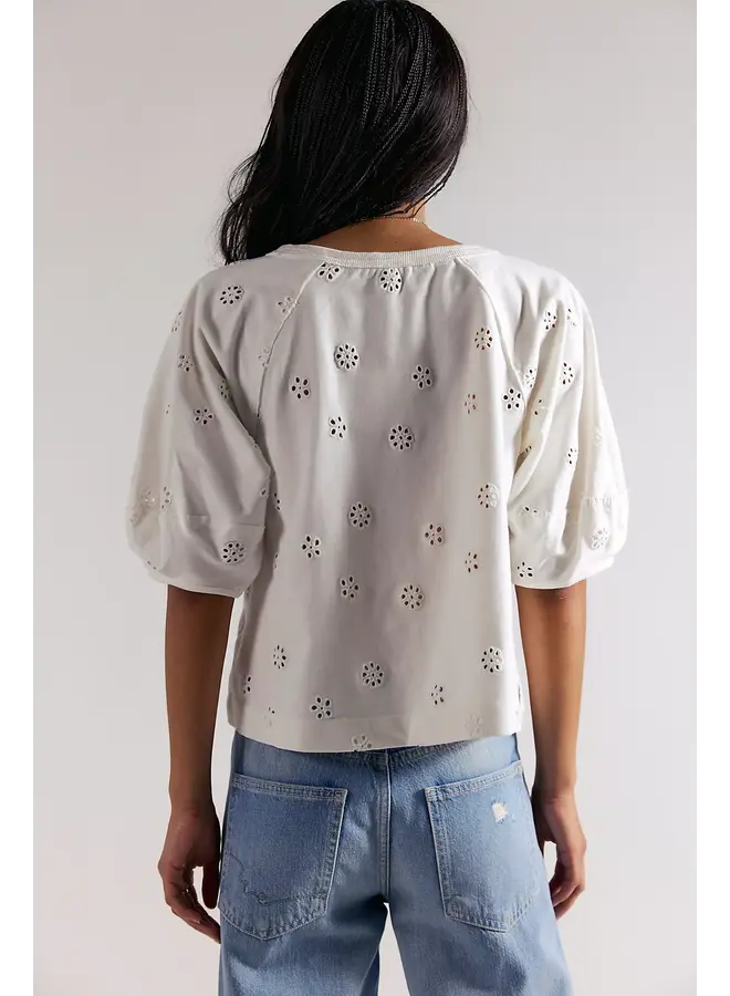 Jessie Eyelet Tee