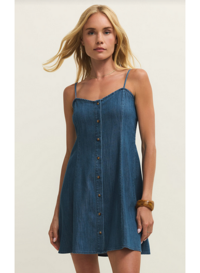 Angel Eyes Denim Mini Dress