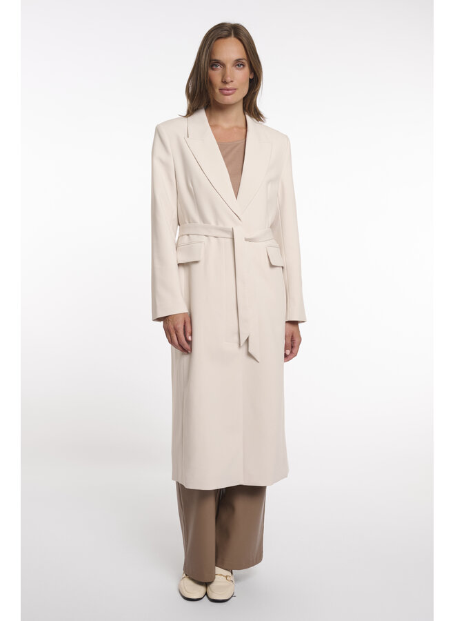 Luana Tailored Coat With Strap