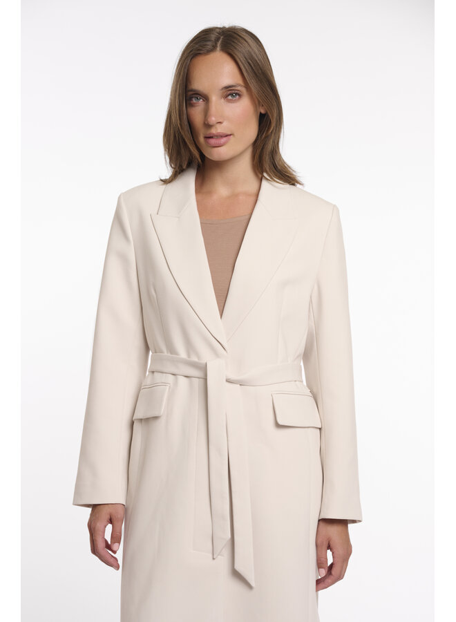 Luana Tailored Coat With Strap