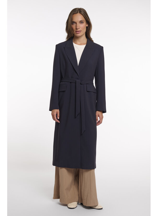 Luana Tailored Coat With Strap