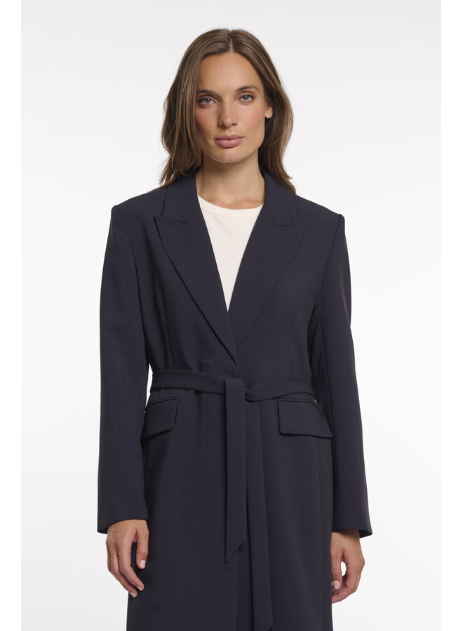 Luana Tailored Coat With Strap