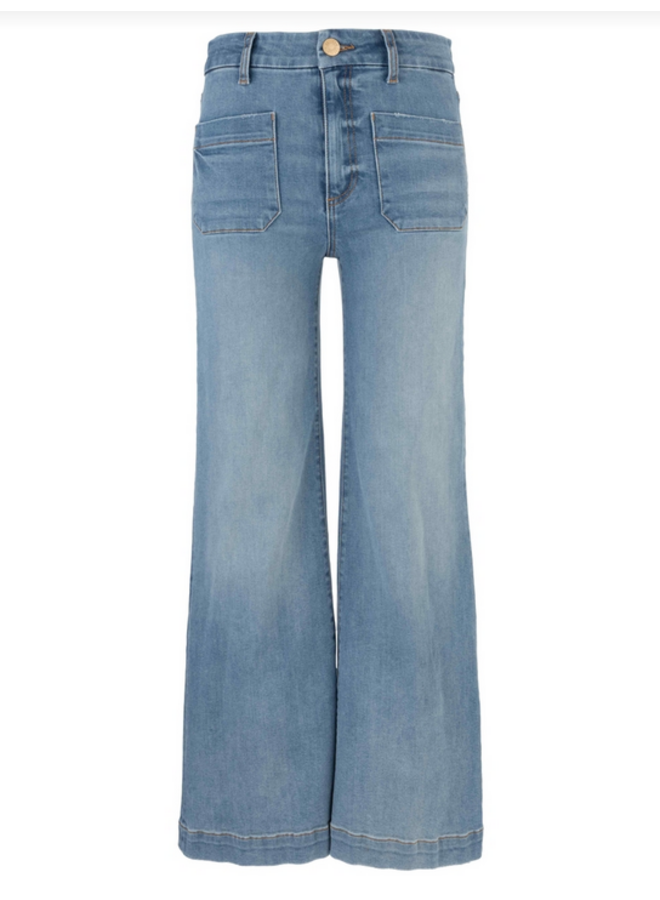 Meg High Rise Wide Leg w/ Patch Pockets