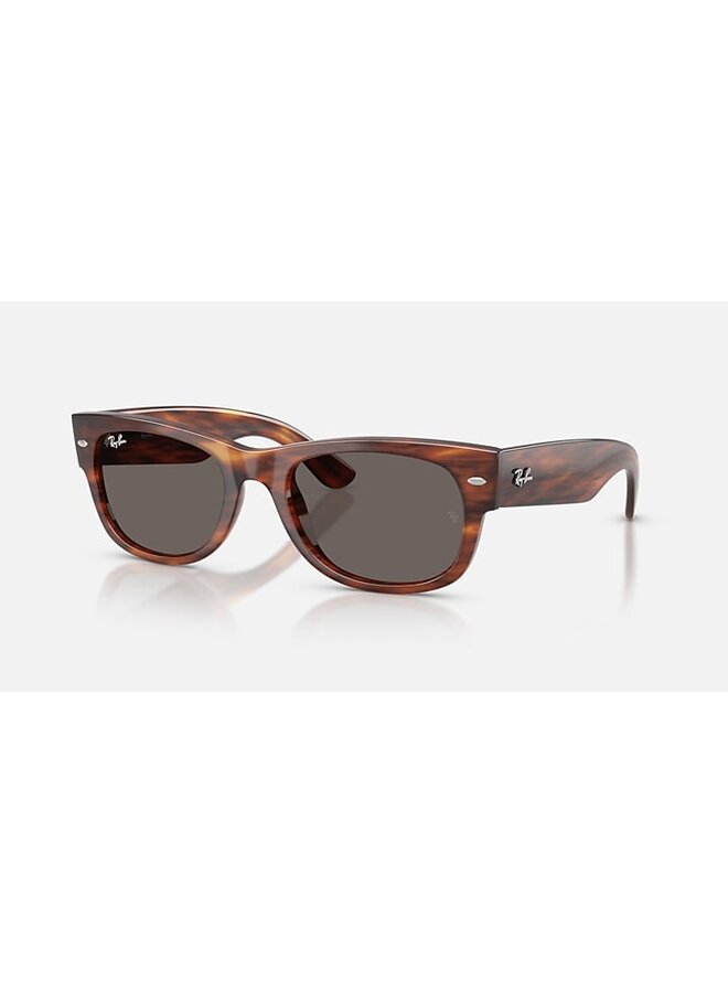Mega Wayfarer II Striped Havana w/ Dark Grey ORB0832