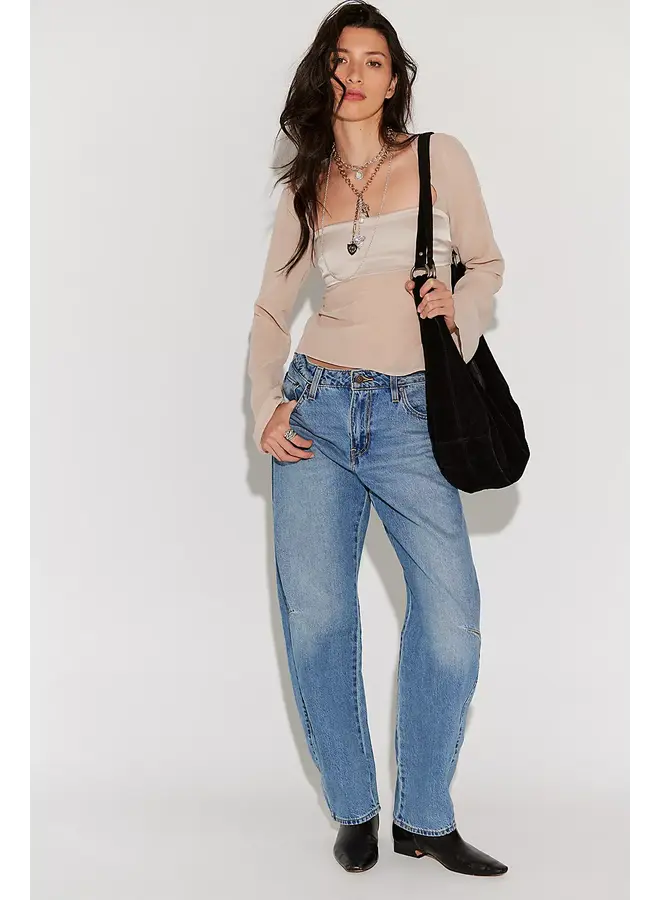 Women's Baggy Dad Barrel Jeans