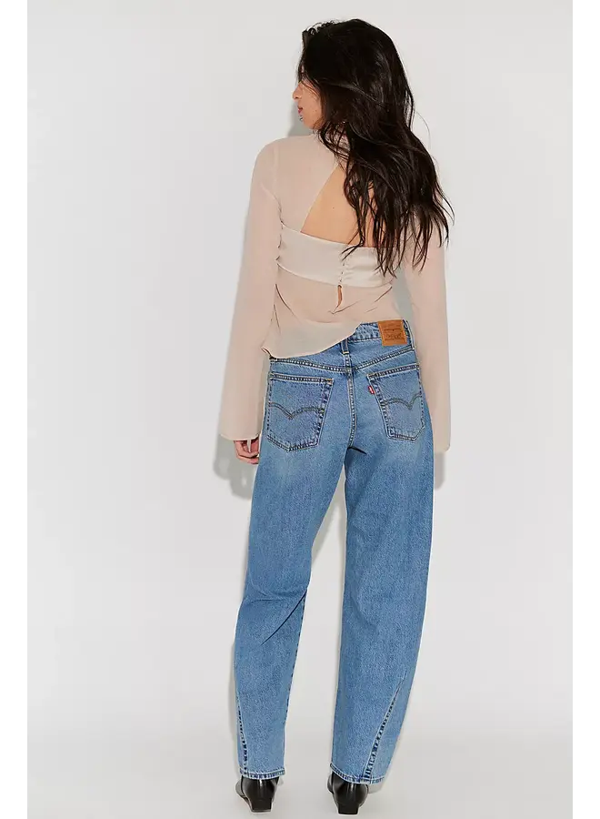 Women's Baggy Dad Barrel Jeans