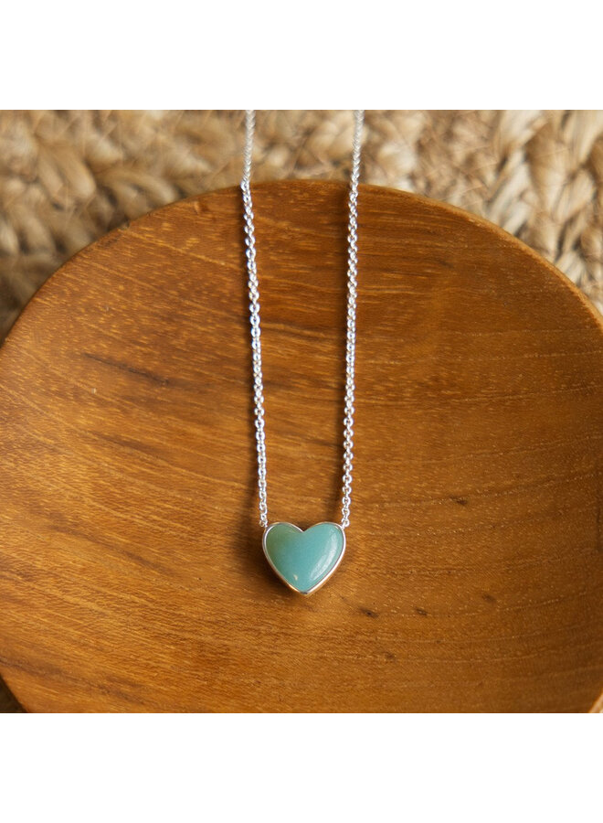 All Your Heart Necklace Amazonite