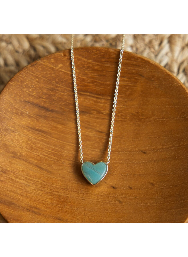 All Your Heart Necklace Amazonite