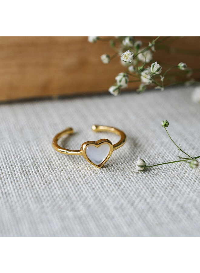 Sweet Tone Ring Mother of Pearl