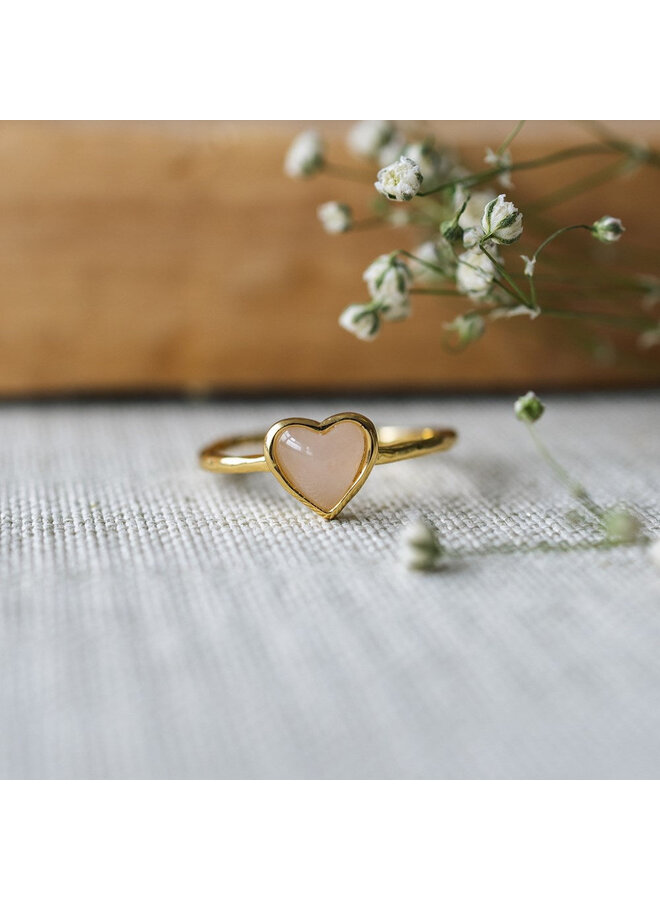 Sweet Tone Ring Rose Quartz