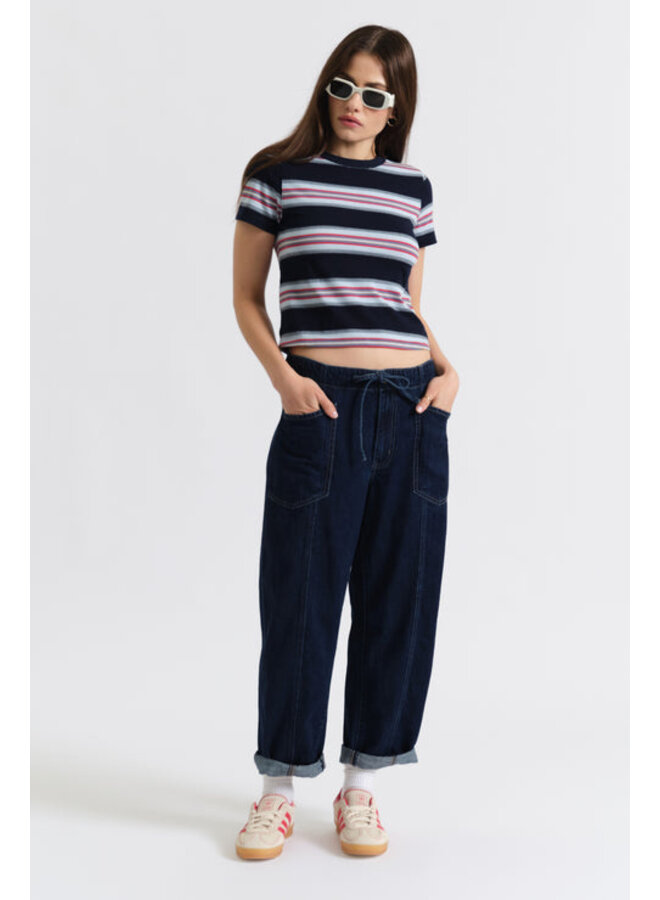 Villa Drawstring Barrel Leg