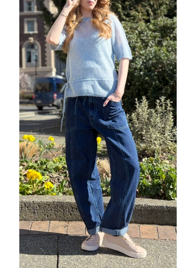 Villa Drawstring Barrel Leg