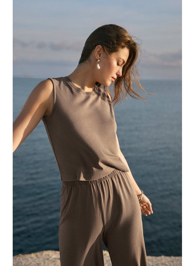 Sloane Jersey Muscle Tank