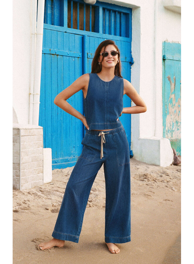 Daycation Denim Utility Pant