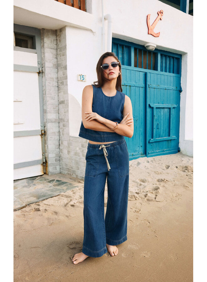 Sun Seeker Denim Tank