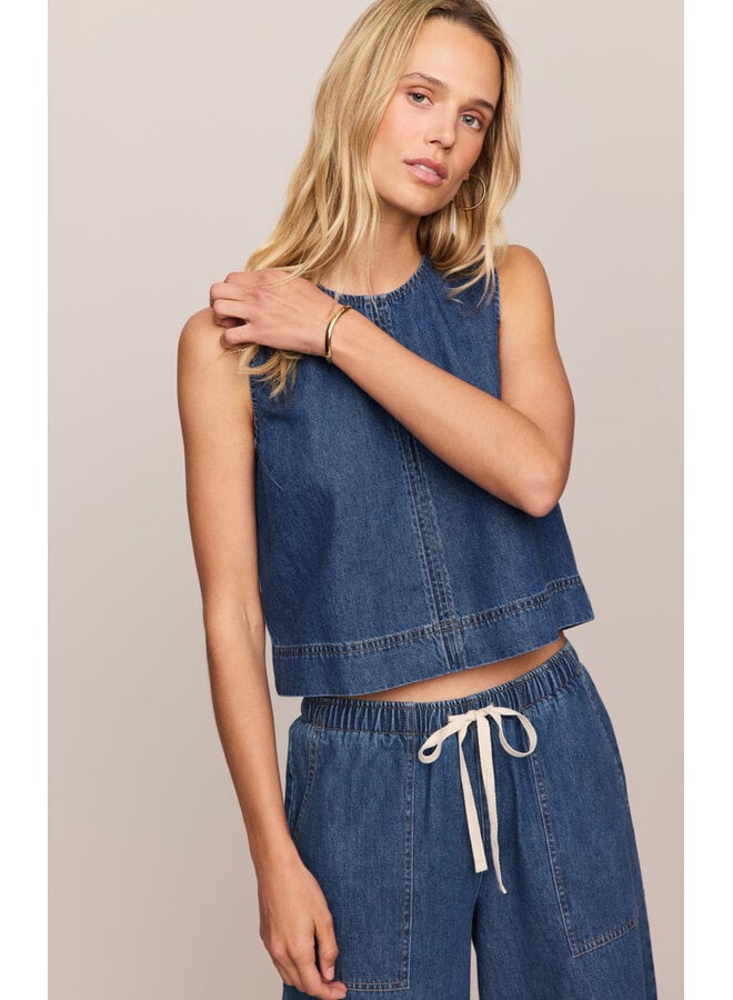 Sun Seeker Denim Tank