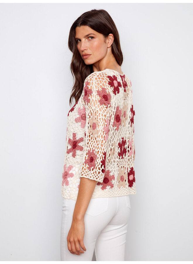 Floral Crochet Top
