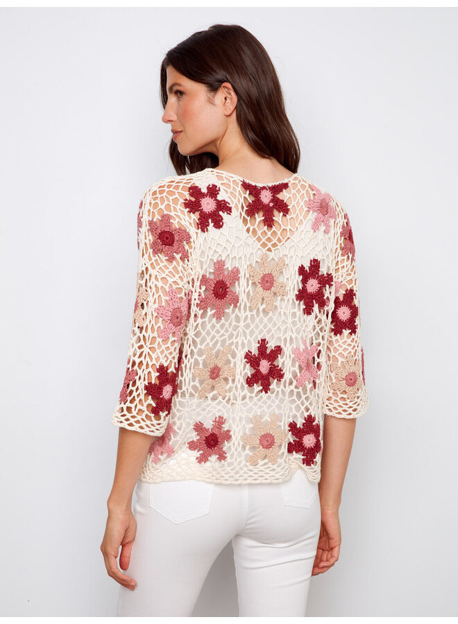 Floral Crochet Top