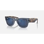 Mega Wayfarer Transparent Dark Blue  w/ Clear Gradi ORB0840